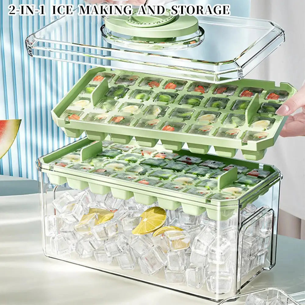 PP Material Ice Mould Quick Demould Ice Cube Tray Creative Party Bar Kitchen Freezer Cooling Drink Ice Box Silicone Molds Kitchen Gadgets Beyond Trends Hub