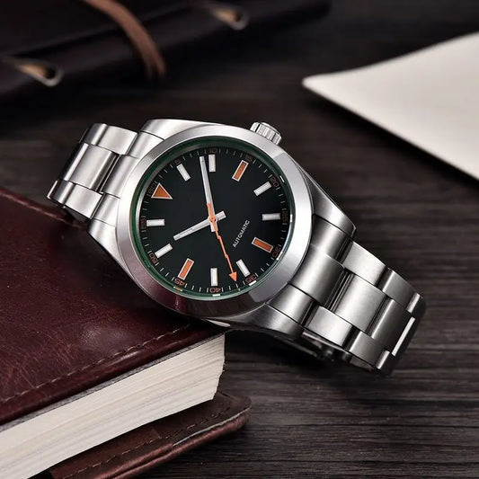 Precision Steel Waterproof Men's Mechanical Watch - Beyond Trends Hub 