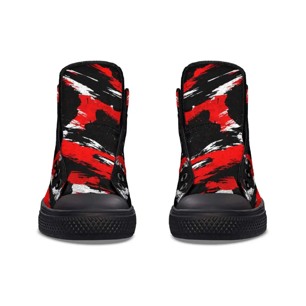 Printed Couple High Top Canvas Shoes