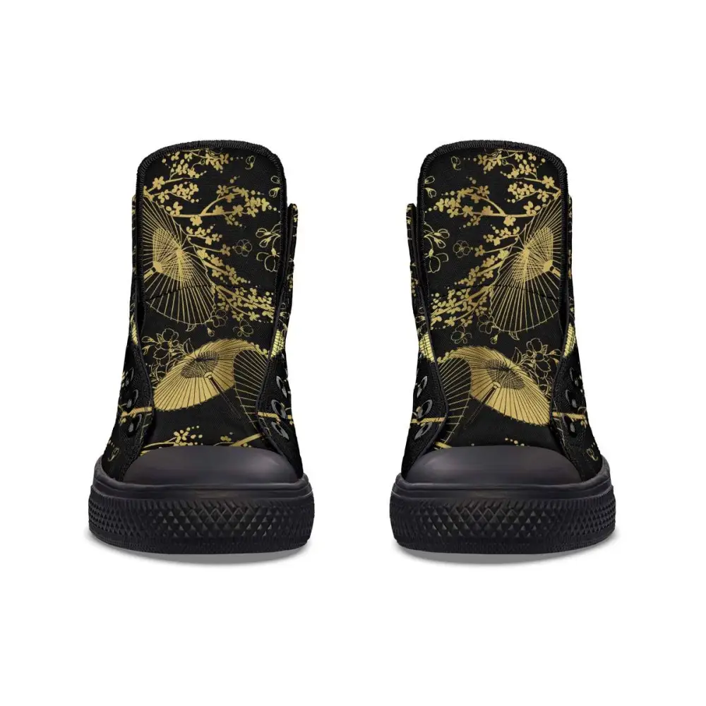 Printed Couple High-top Canvas Shoes