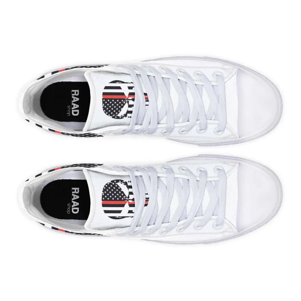Printed Couple High-top Canvas Shoes