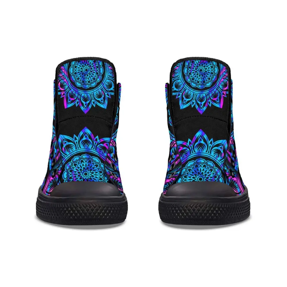 Printed Couple High-top Canvas Shoes