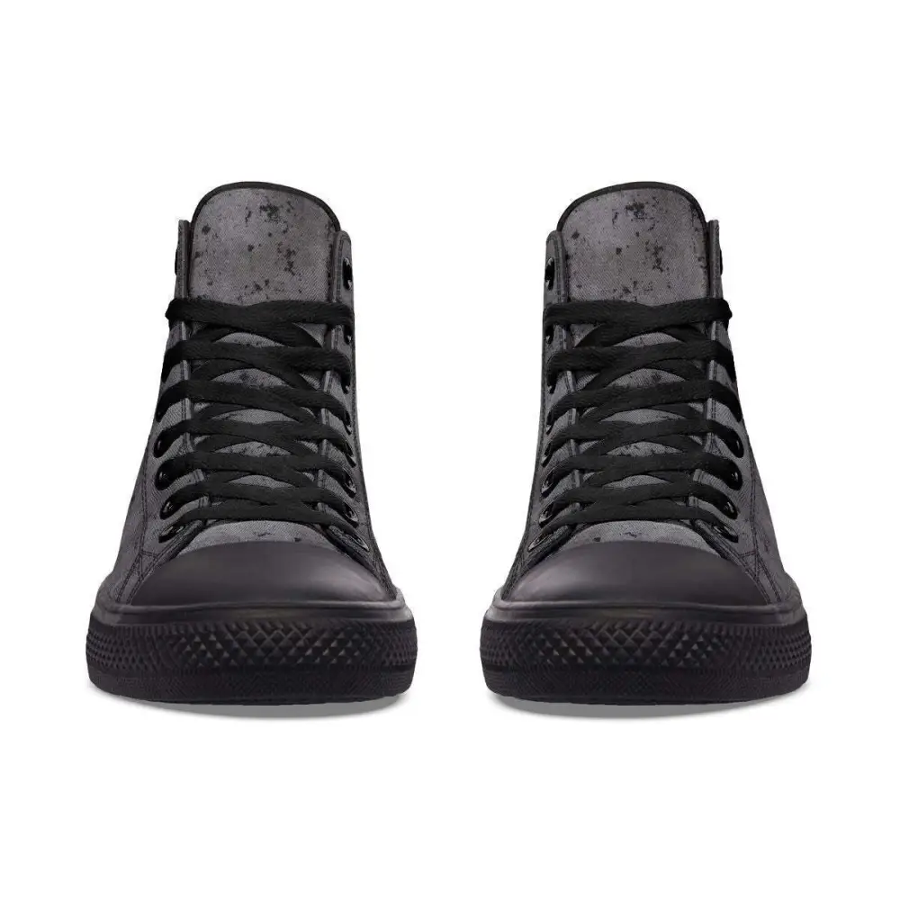 Printed Couple High-top Canvas Shoes