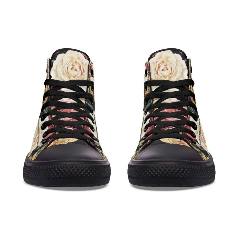 Printed Couple High-top Canvas Shoes