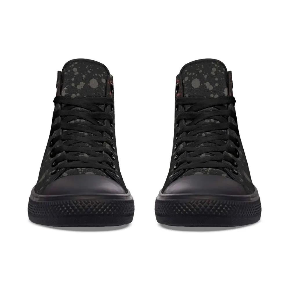 Printed Couple High-top Canvas Shoes
