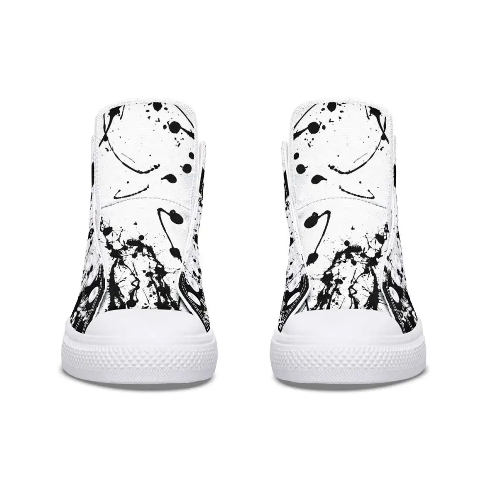 Printed Couple High-top Canvas Shoes