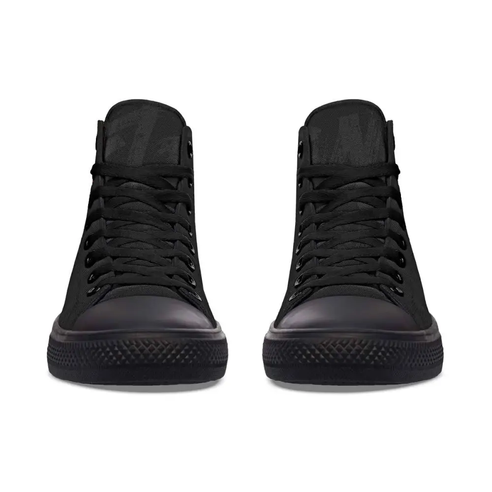 Printed Couple High-top Canvas Shoes
