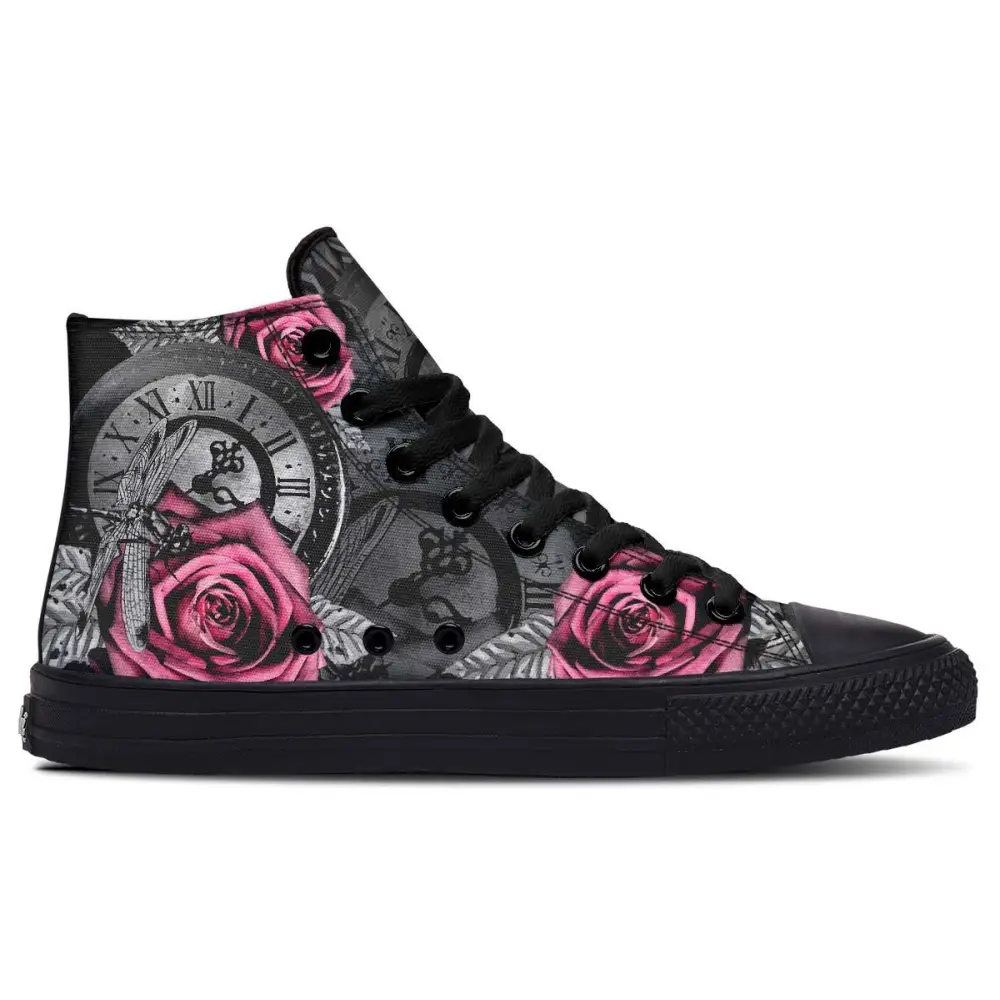 Printed Couple High-top Canvas Shoes