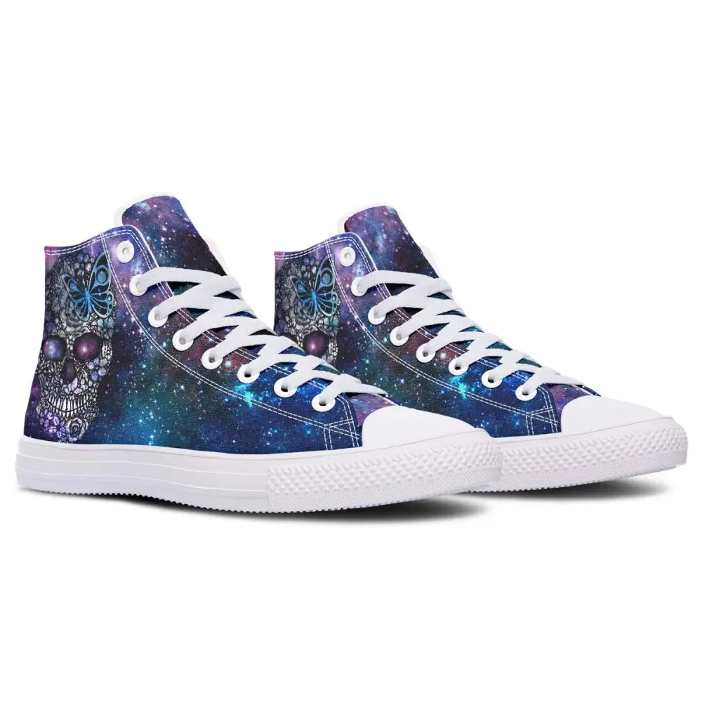 Printed Couple High-top Canvas Shoes