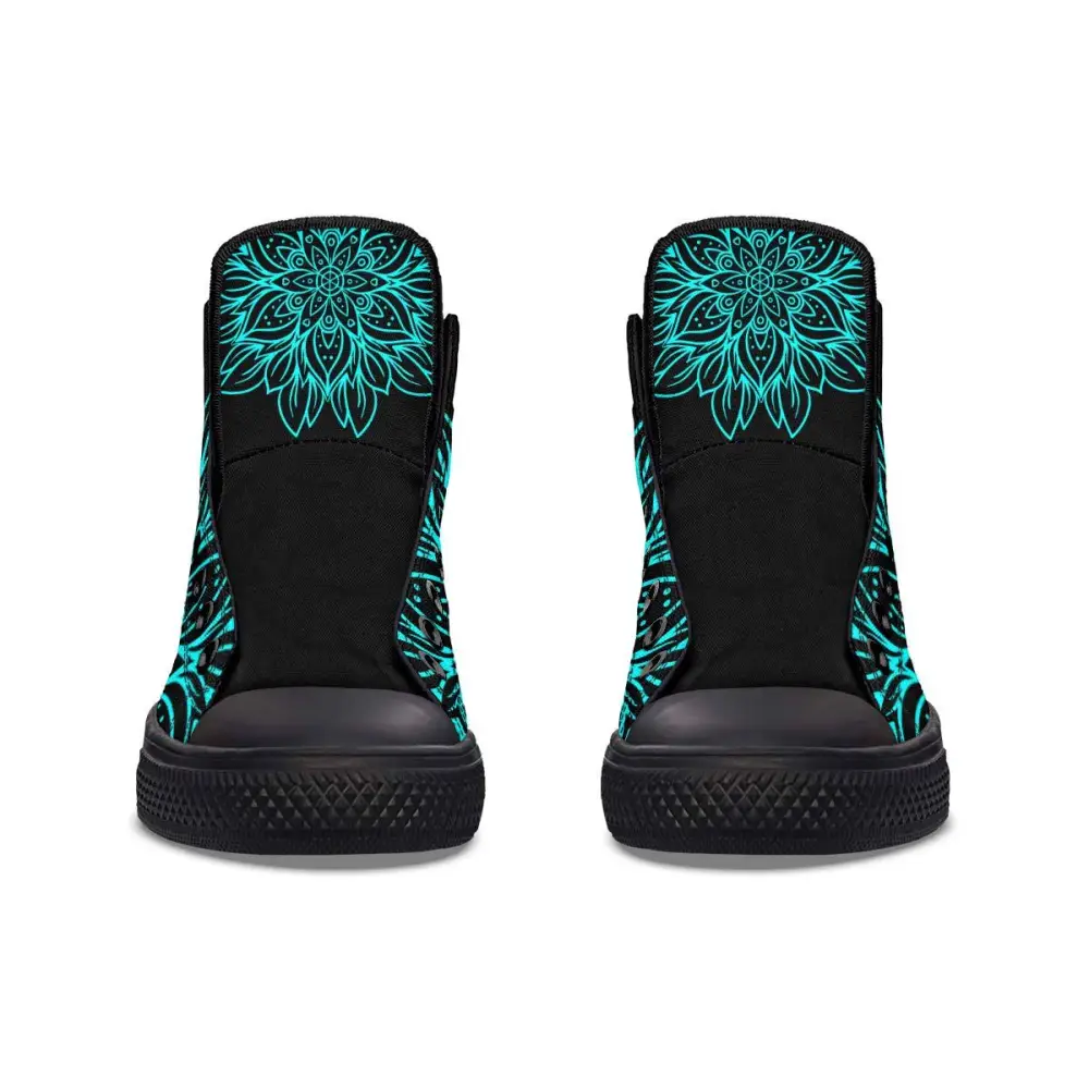 Printed Couple High-top Canvas Shoes
