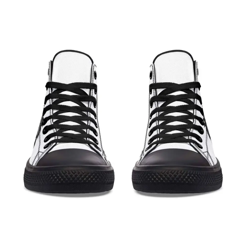 Printed Couple High-top Canvas Shoes