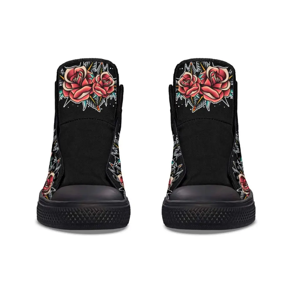 Printed Couple High-top Canvas Shoes