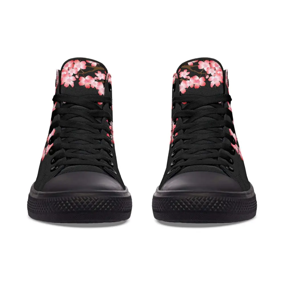 Printed Couple High-top Canvas Shoes