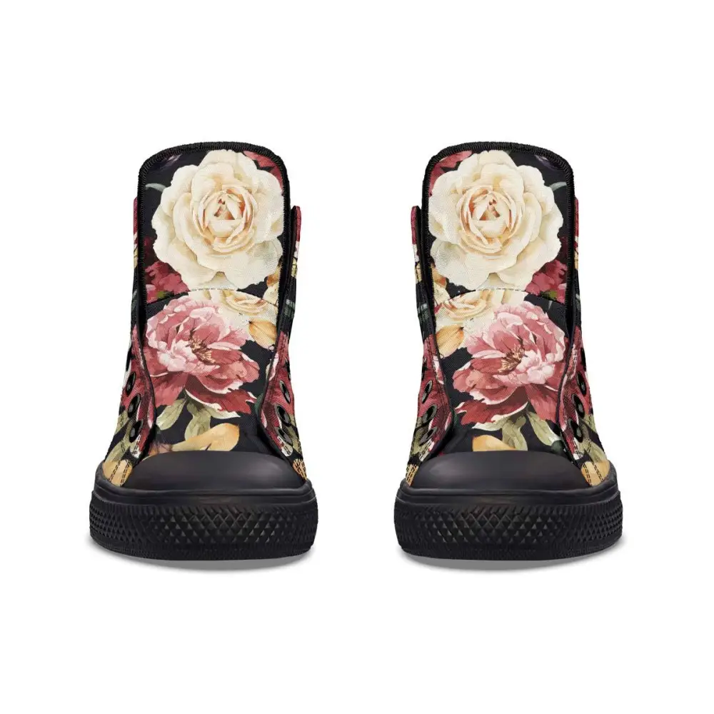 Printed Couple High-top Canvas Shoes