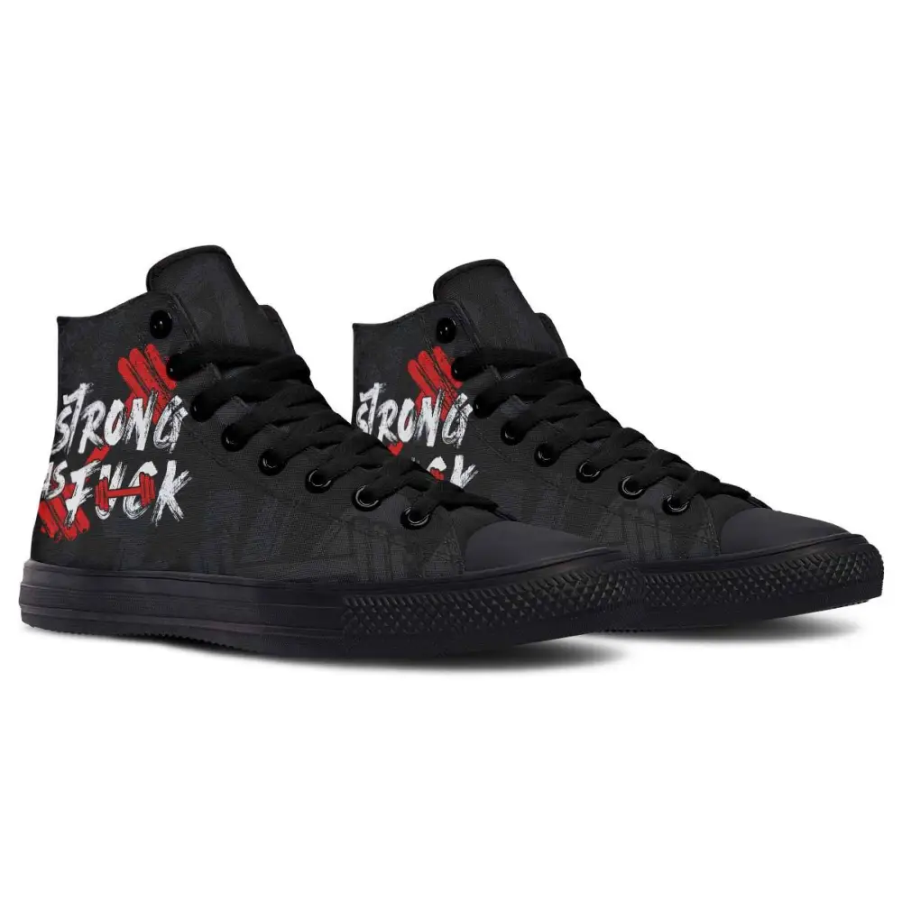 Printed Couple High-top Canvas Shoes