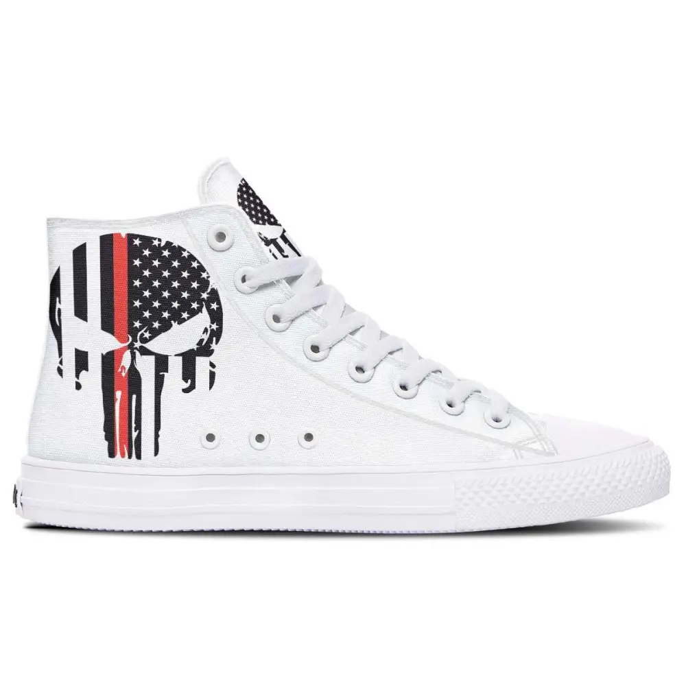 Printed Couple High-top Canvas Shoes