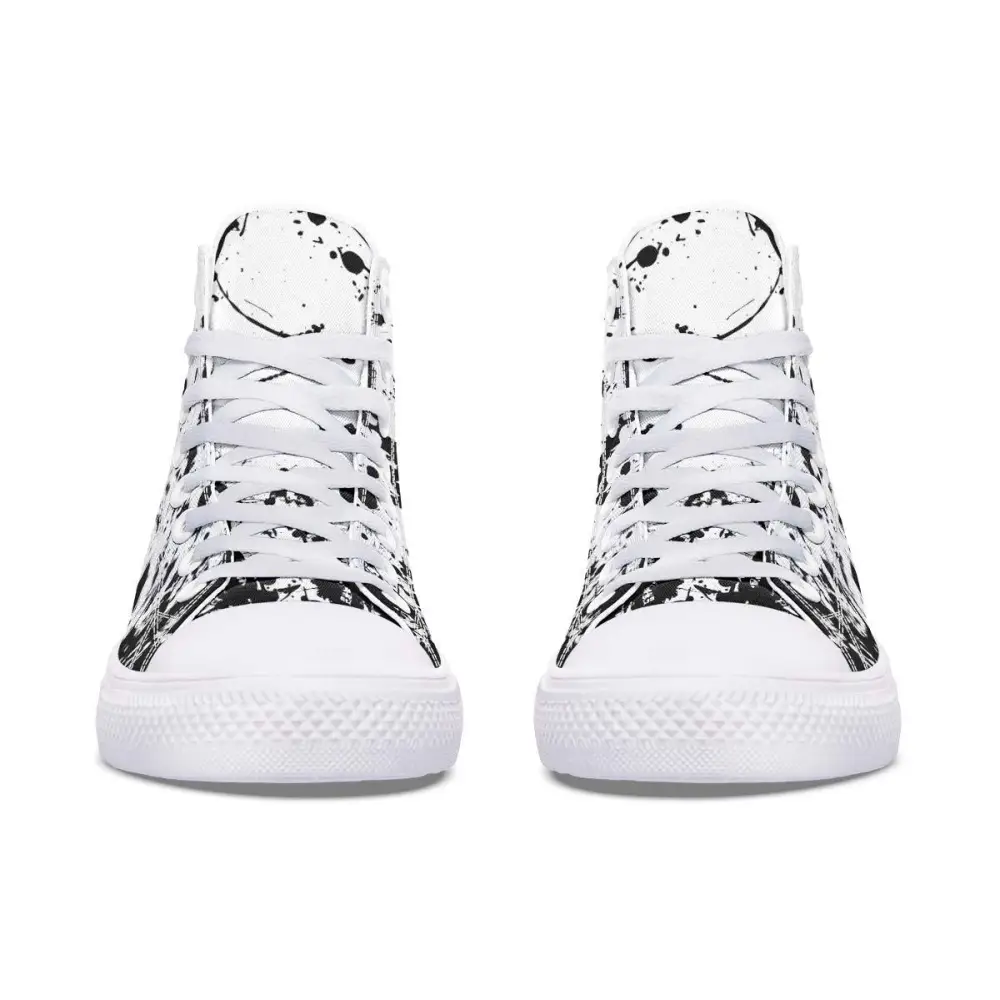 Printed Couple High-top Canvas Shoes