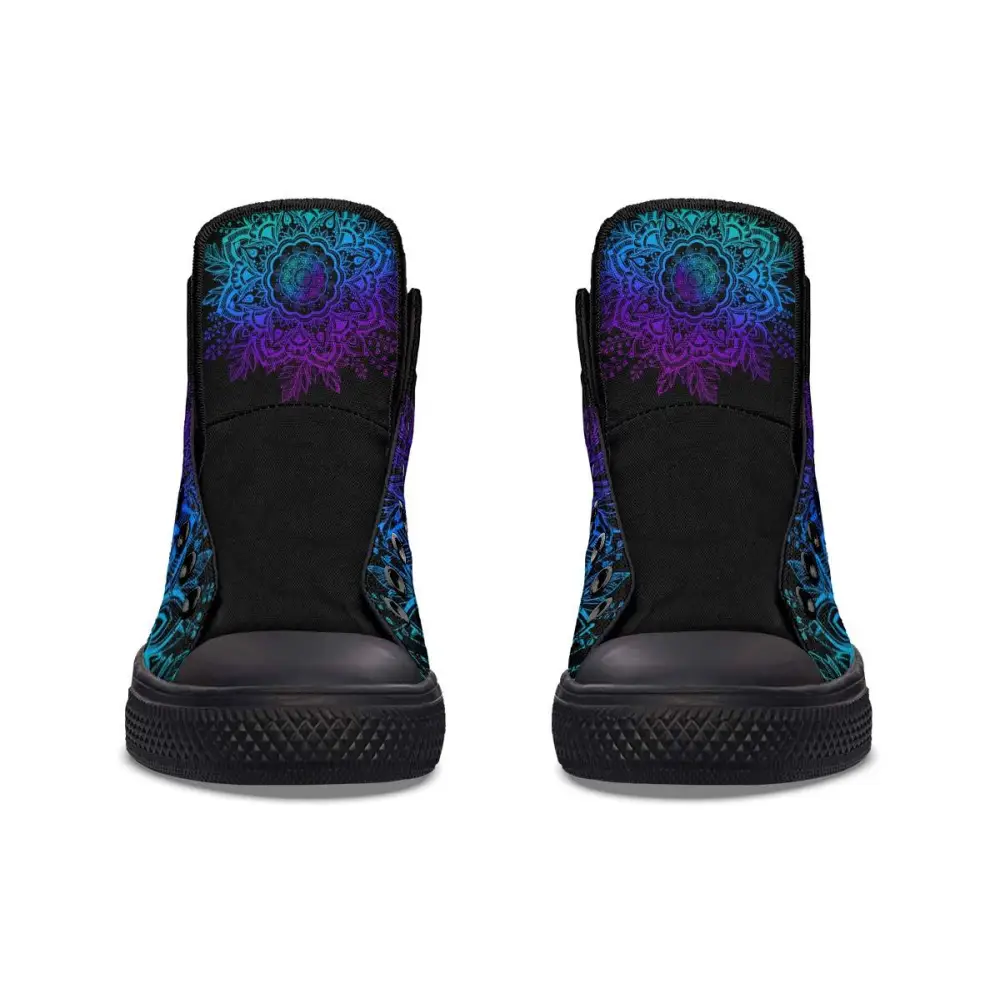 Printed Couple High-top Canvas Shoes