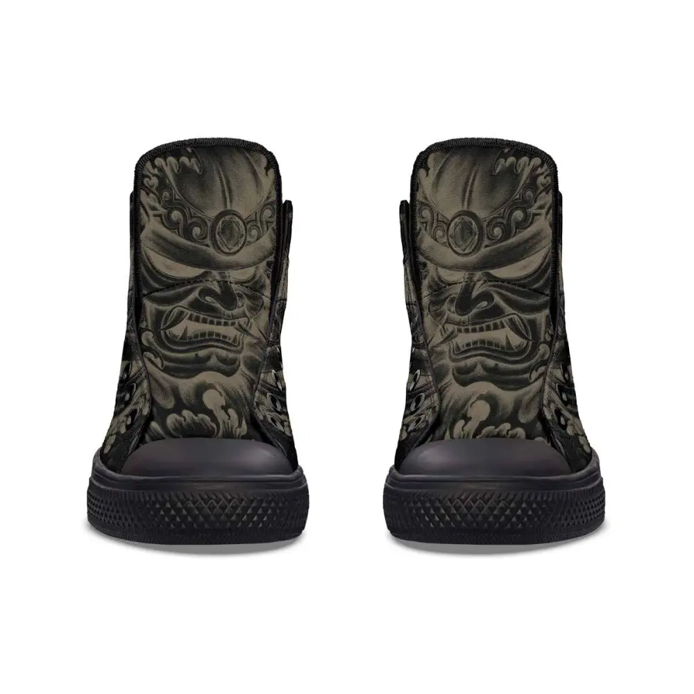 Printed Couple High Top Canvas Shoes
