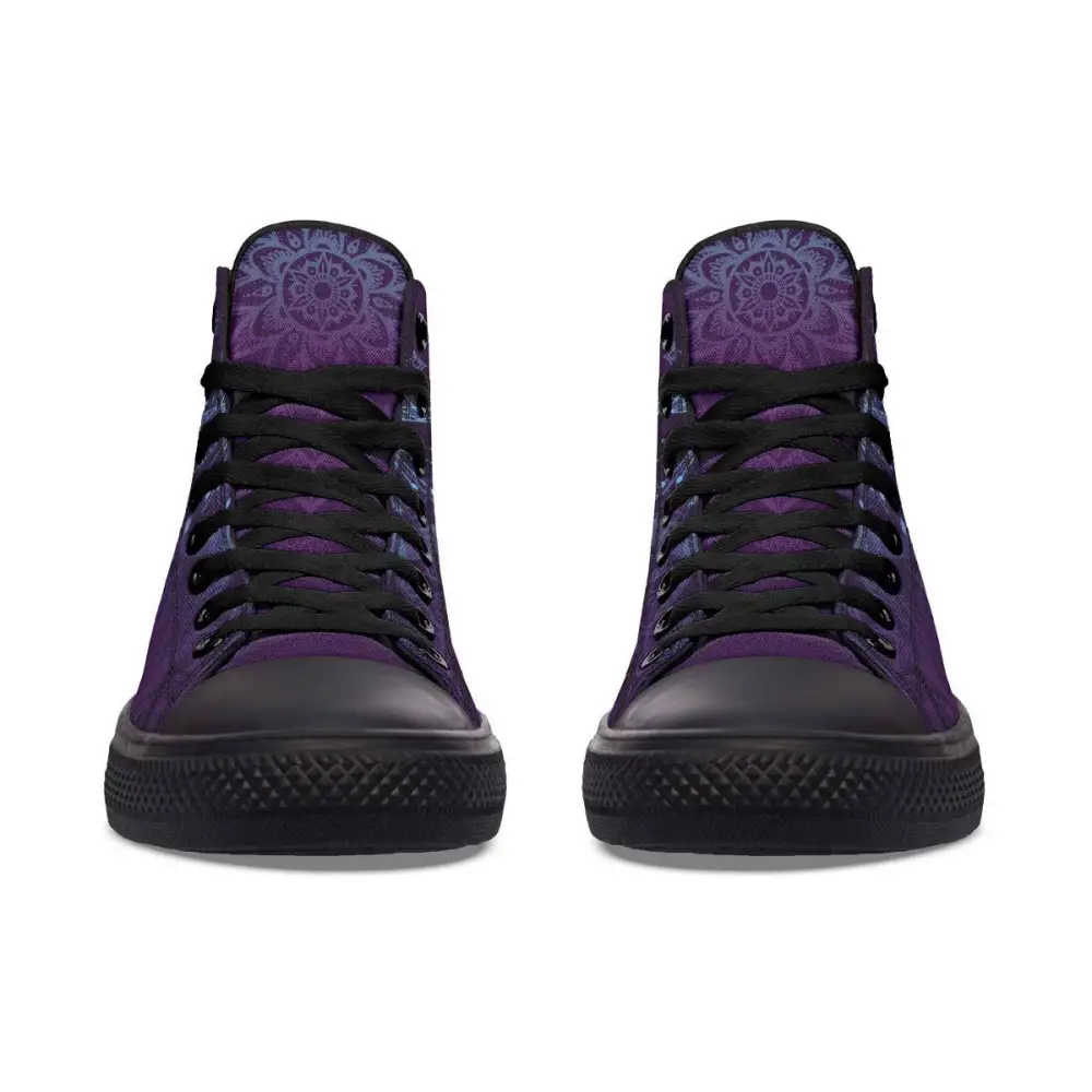 Printed Couple High-top Canvas Shoes