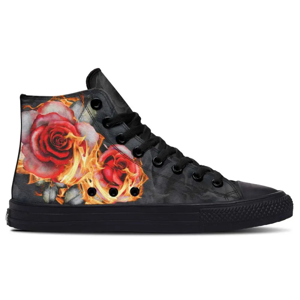 Printed Couple High-top Canvas Shoes