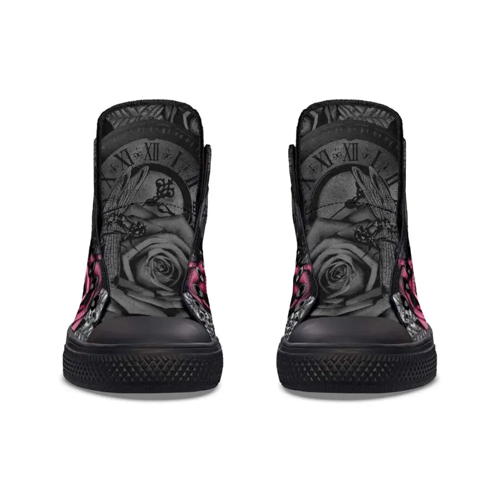 Printed Couple High-top Canvas Shoes