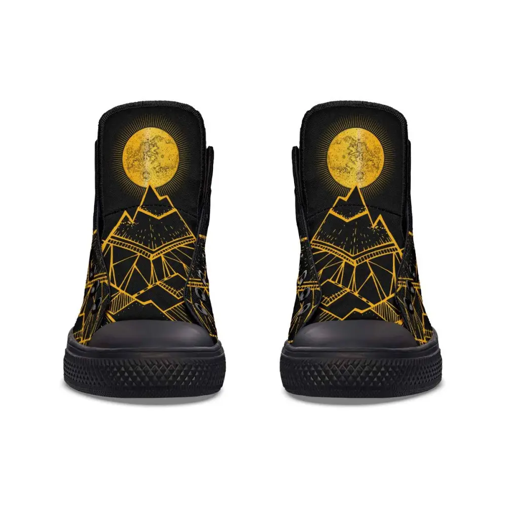 Printed Couple High-top Canvas Shoes