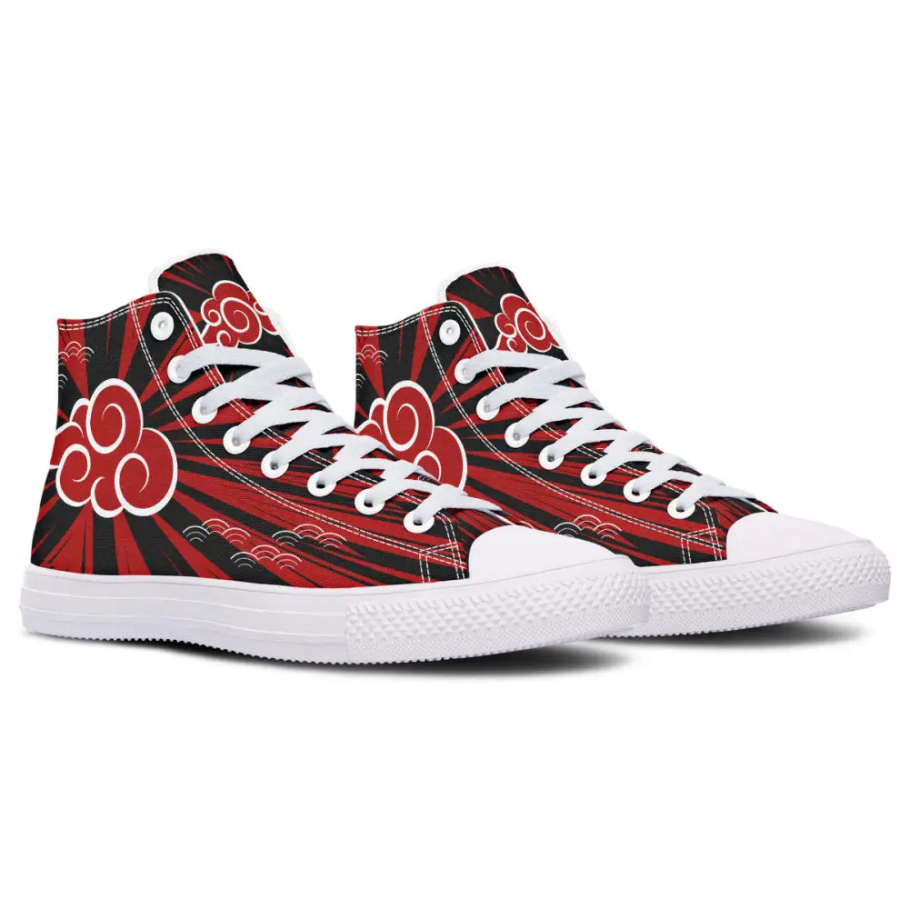 Printed Couple High-top Canvas Shoes