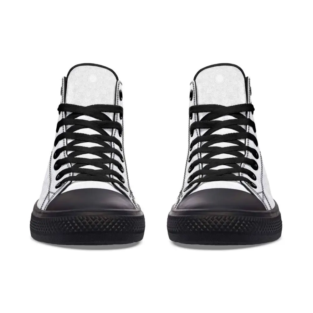 Printed Couple High-top Canvas Shoes