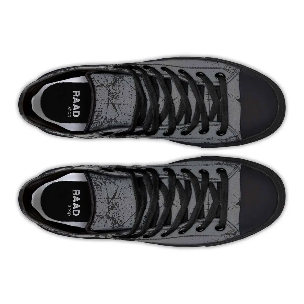 Printed Couple High Top Canvas Shoes