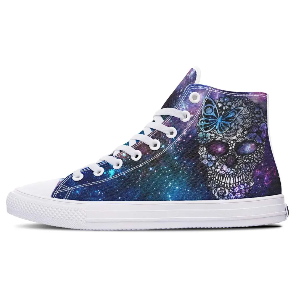Printed Couple High-top Canvas Shoes
