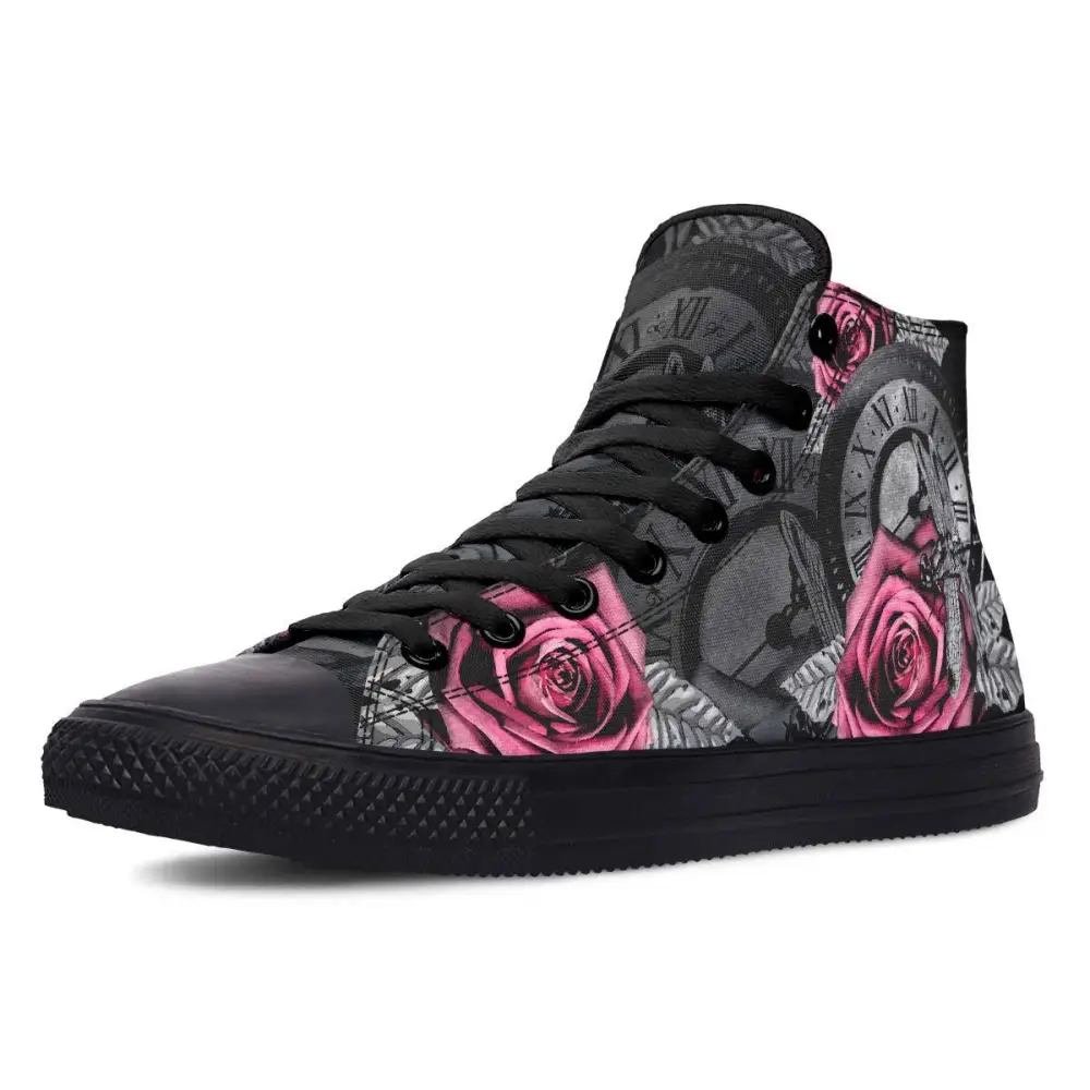 Printed Couple High-top Canvas Shoes