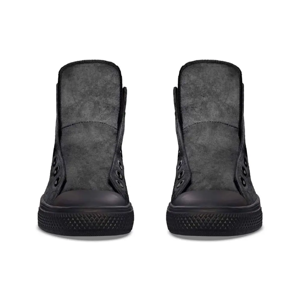 Printed Couple High-top Canvas Shoes