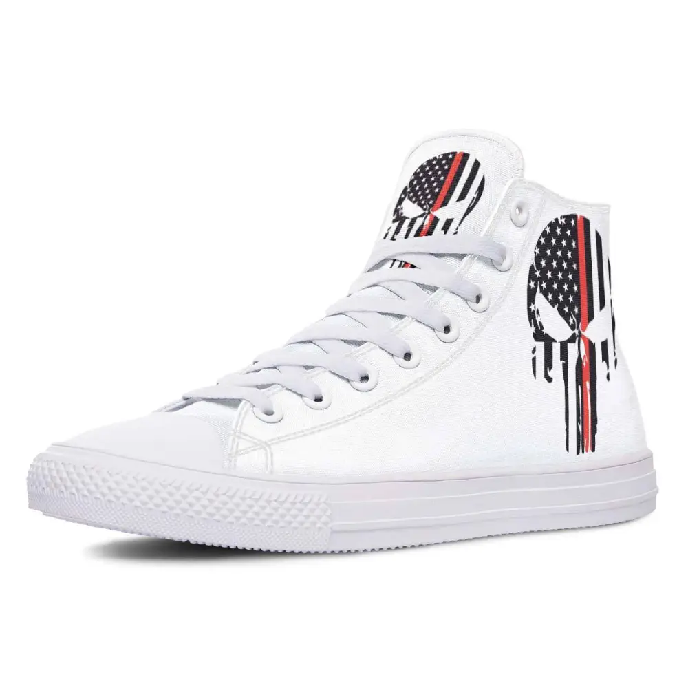 Printed Couple High-top Canvas Shoes