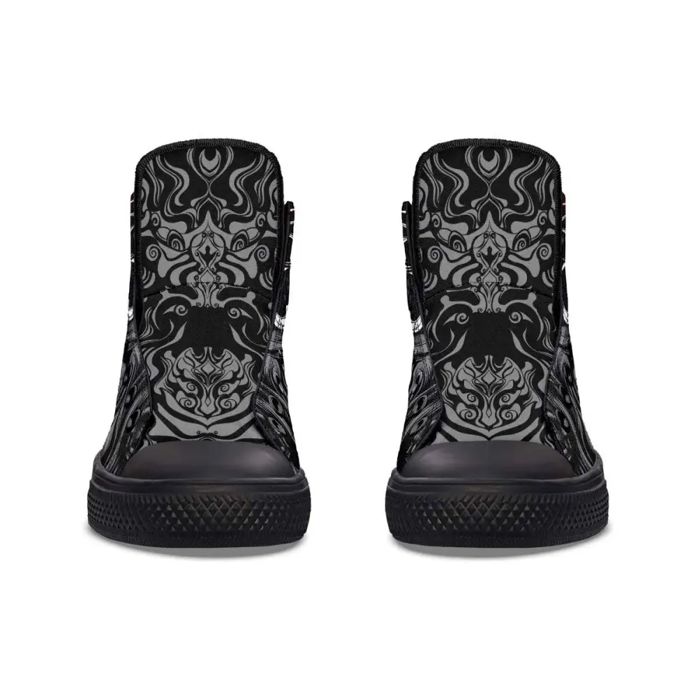 Printed Couple High-top Canvas Shoes