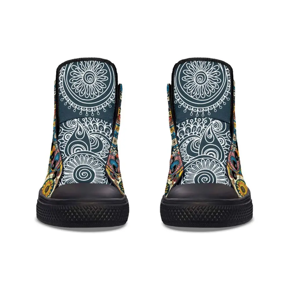 Printed Couple High-top Canvas Shoes