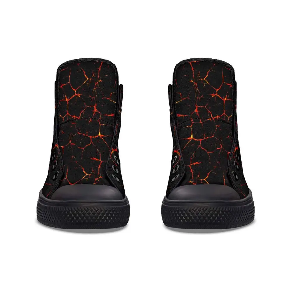 Printed Couple High-top Canvas Shoes