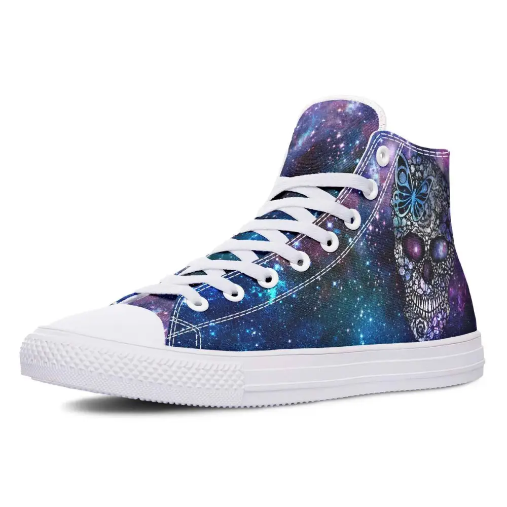 Printed Couple High-top Canvas Shoes