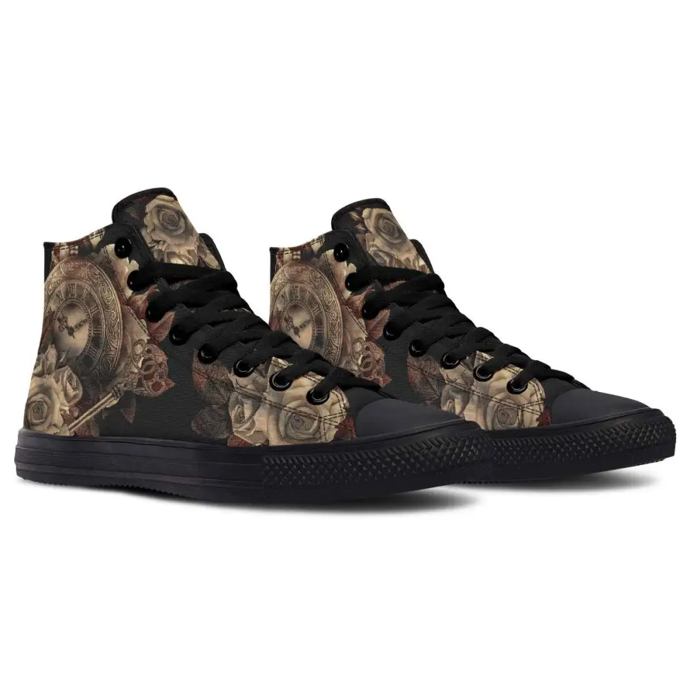 Printed Couple High-top Canvas Shoes