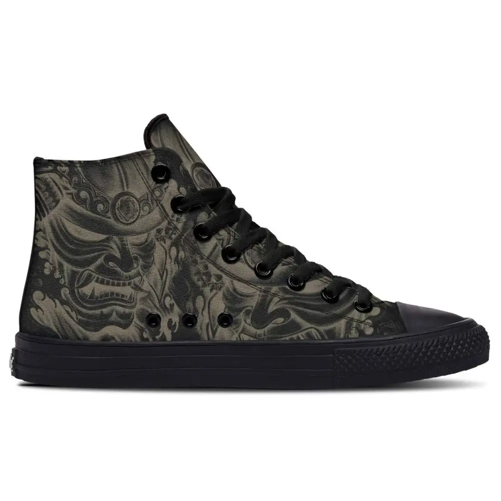 Printed Couple High Top Canvas Shoes