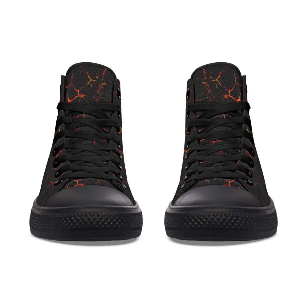 Printed Couple High-top Canvas Shoes
