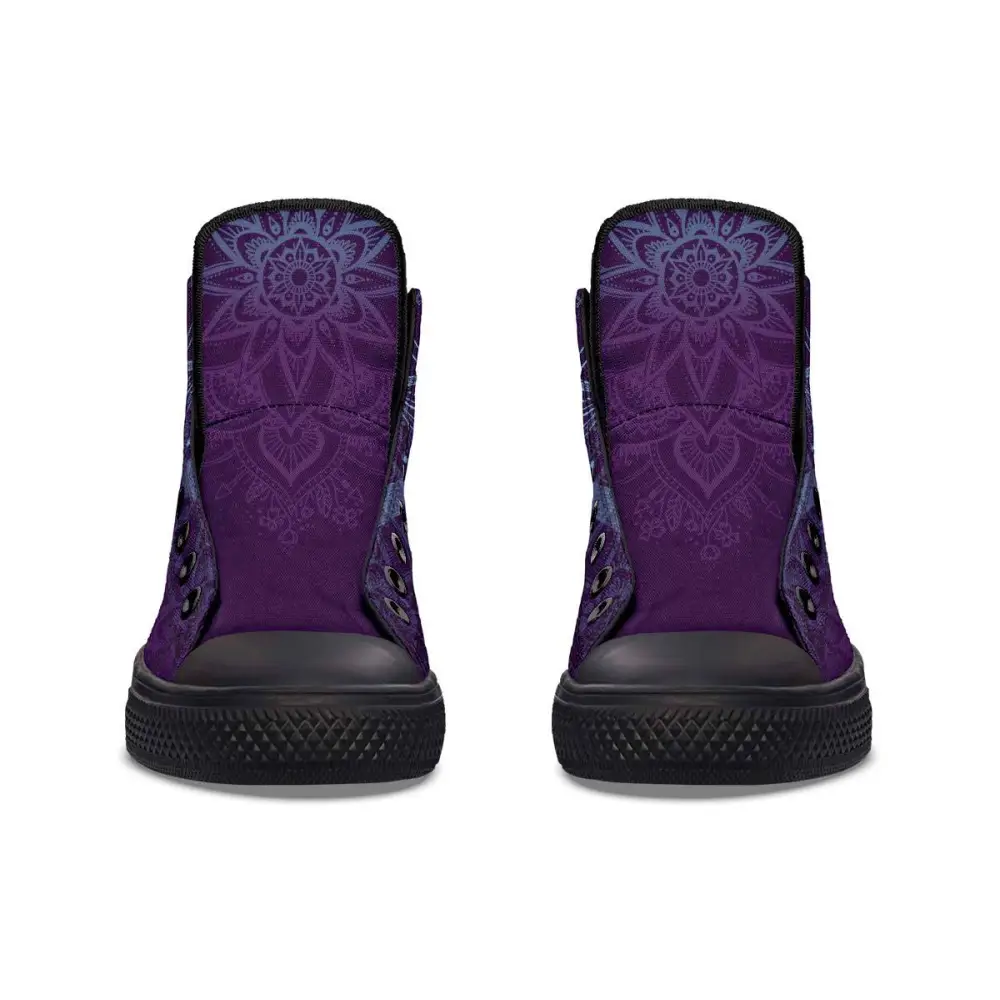 Printed Couple High-top Canvas Shoes