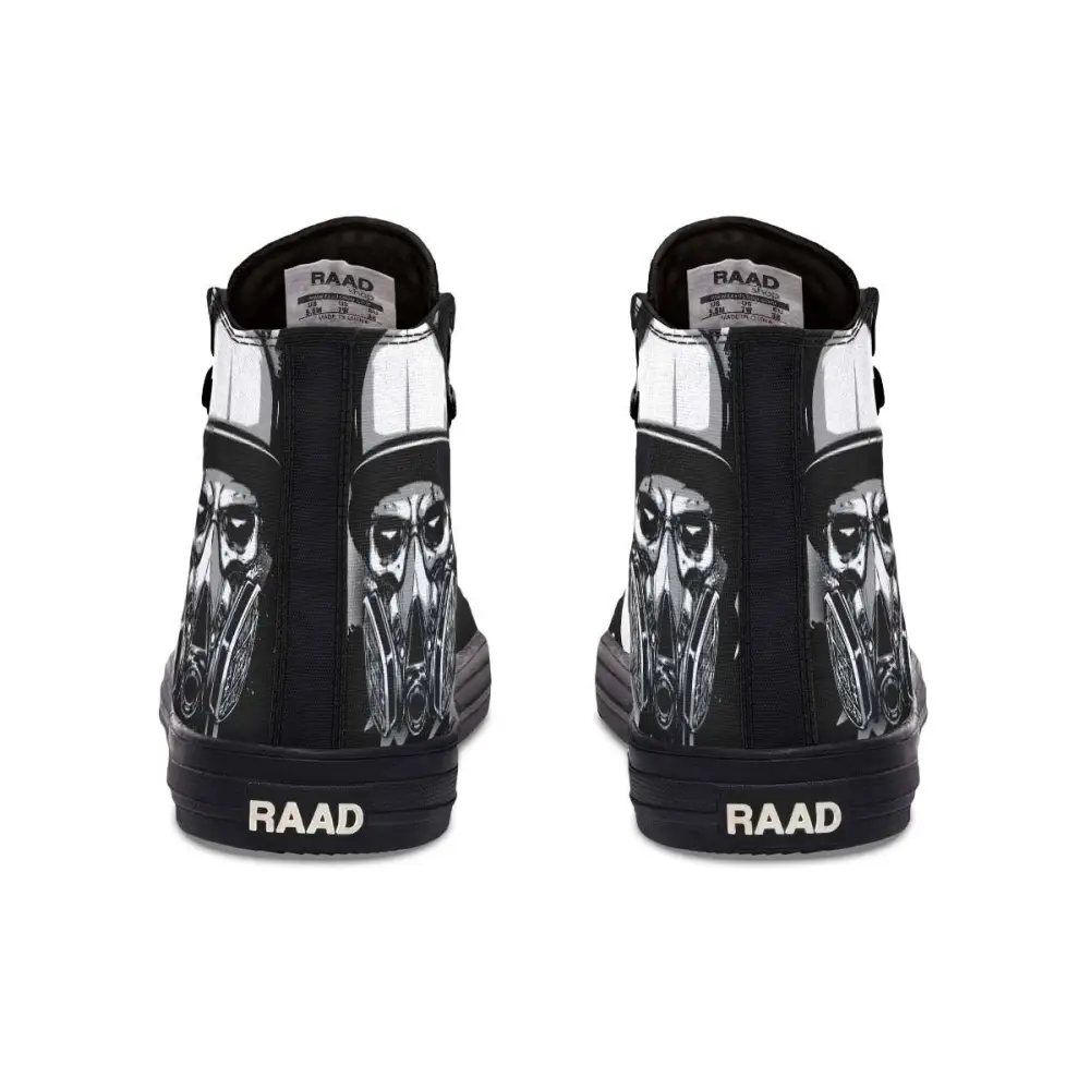 Printed Couple High Top Canvas Shoes