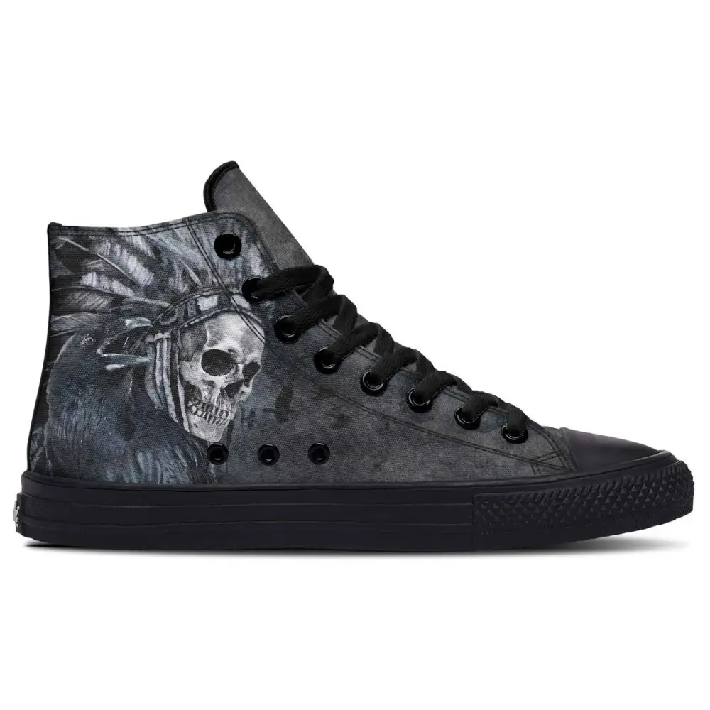 Printed Couple High-top Canvas Shoes