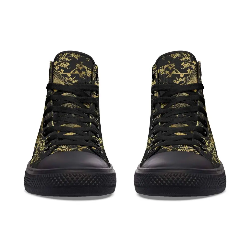 Printed Couple High-top Canvas Shoes