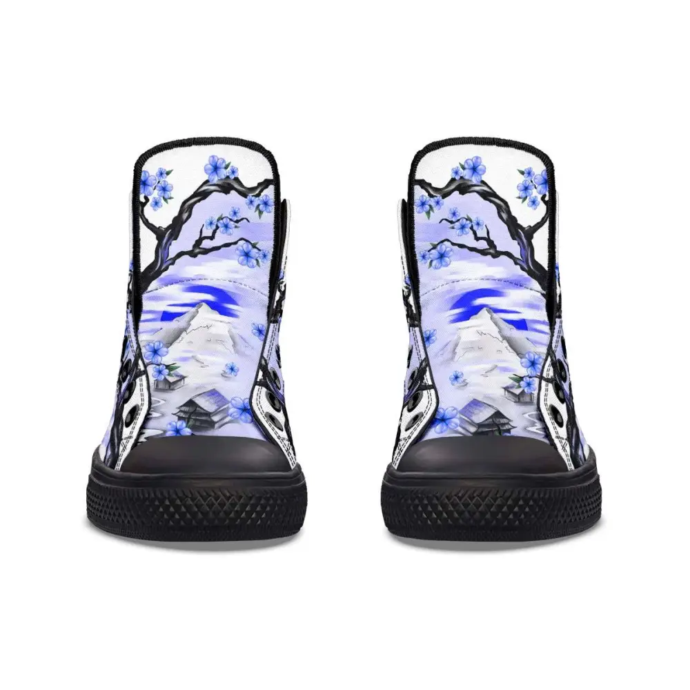 Printed Couple High-top Canvas Shoes