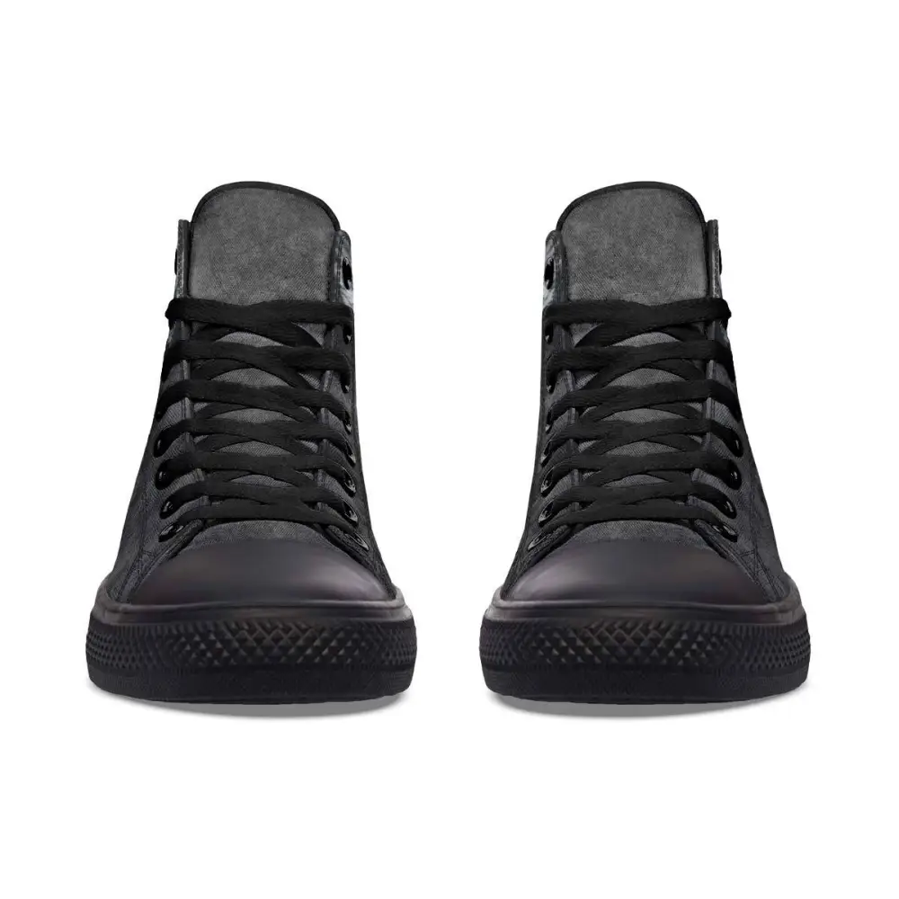 Printed Couple High-top Canvas Shoes