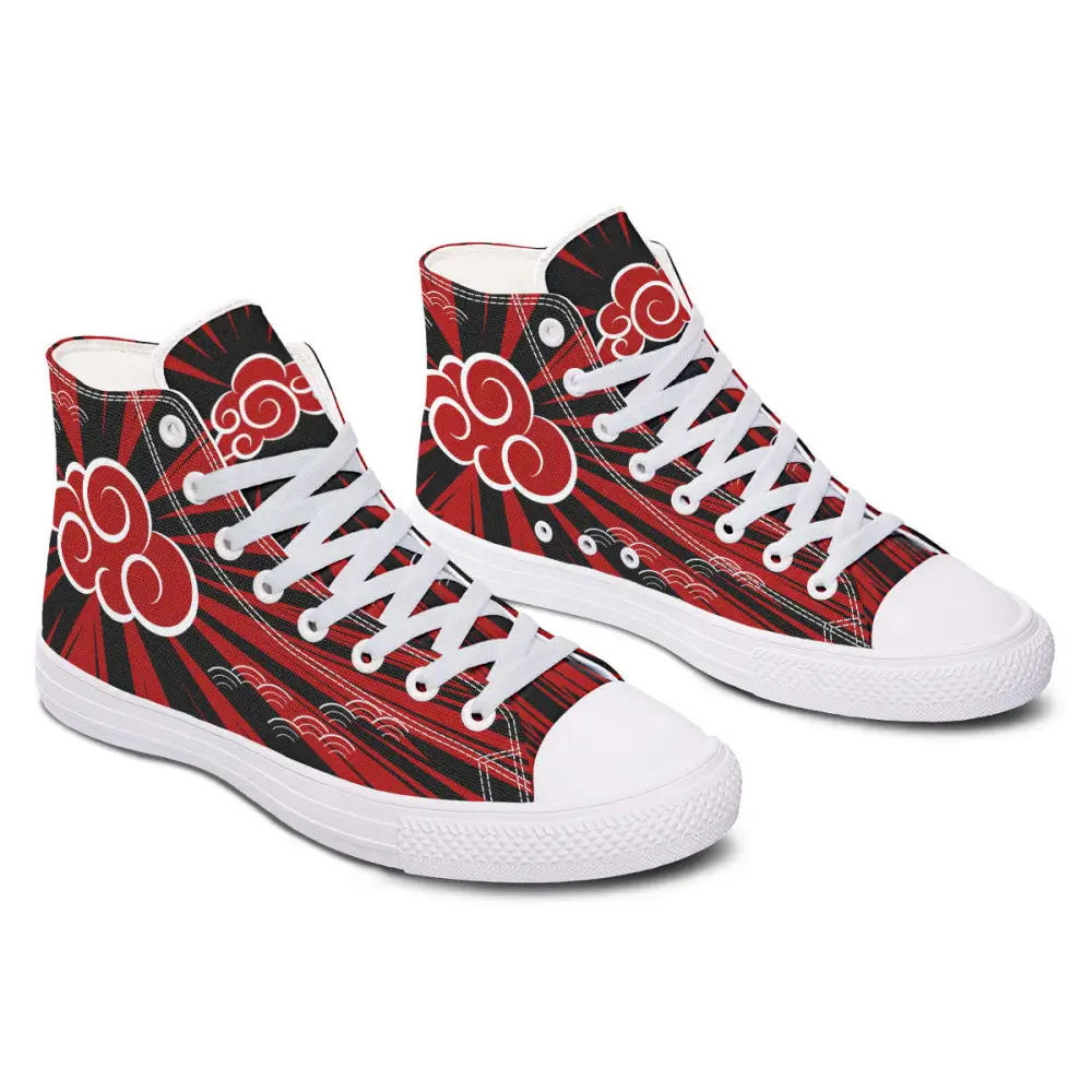Printed Couple High-top Canvas Shoes
