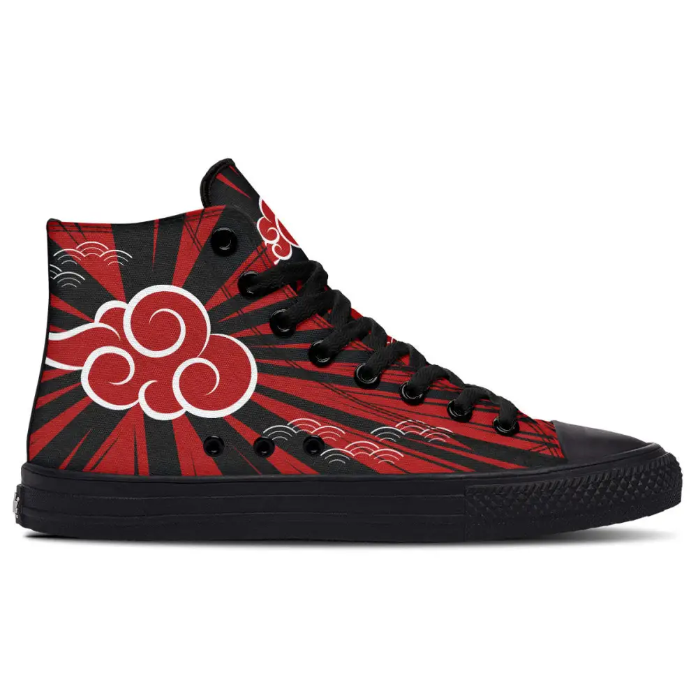 Printed Couple High-top Canvas Shoes