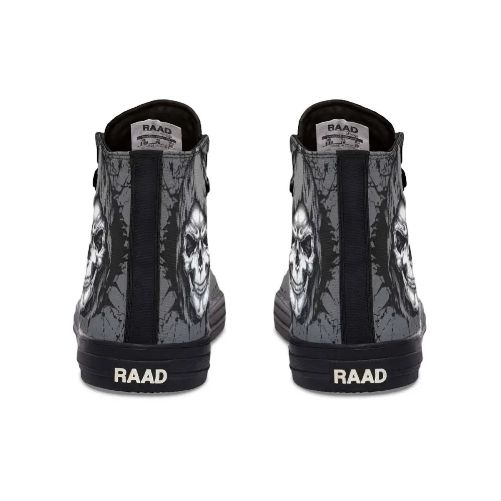 Printed Couple High Top Canvas Shoes